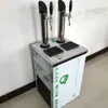 Máquina dispensadora de cerveza de barril vertical de una y dos cabezas refrigerada por agua de acero inoxidable para fabricante, máquina enfriadora de cerveza, máquina dispensadora de cerveza, máquina de cerveza de barril