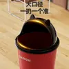 Cubeta de Basura con Tapa abatible para Uso Doméstico, Gran Capacidad, Adecuada para Sala de Estar, Baño, Dormitorio, Contenedor de Almacenamiento de Plástico Elegante y Engrosado
