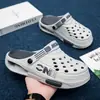 Zapatos Croc para Hombre 2026 Verano Nuevo Estilo Antideslizantes Resistentes al Desgaste Suela Suave Casual para Conducir Doble Uso Sandalias Deportivas de Exterior para Playa