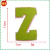 Venta Caliente Transfronteriza Color Alfanumérico Toalla Tela Bordada Calcomanías Parche de Ropa Zhangzai Marcado Codificado Hecho a Mano