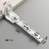 Suporte de parede de aço laminado a frio Suporte de instalação para trilho de cortina Suporte universal ajustável reforçado espessado Acessórios de ferragens para melhoria da casa