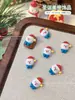 Accesorios Populares para Uñas de Navidad Campana Alce Muñeco de Nieve Muletas Tridimensional Lindo Dibujo Animado Versátil Decoración de Uñas Mayoreo