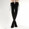 Calcetines Blancos hasta la Rodilla con Lazo, Calcetines Largos de Encaje con Cordones Estilo Japonés JK de Verano, Calcetines Blancos Leche Lolita para Mujer