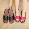 Chinelo de Couro Personalizado para Casa, para Homens e Mulheres, Estilo Casal para Casa, Couro de Vaca, Sola Grossa, Antiodor, Sola Macia, Sandálias de Casa