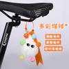 Decoração refletiva para pendurar em bicicleta, fita para pendurar em bicicleta, faixa de aviso de segurança, destaque para andar à noite, decoração para pendurar em mochila