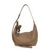 Bolso de Dumpling Grande de Color Macarrón Nuevo Estilo Primavera Temprana 2026 Bolso de Hombro Cruzado Versátil con Temperamento para Mujer