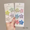 Pinzas para el Cabello de Estrella Lindos Clips Pequeños de Colores Accesorios para el Cabello Pinzas Laterales para Mujer Estilo Coreano Pasadores de Estrella de Cinco Puntas Pinzas para el Flequillo Venta al por Mayor