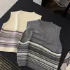 Nuevo chaleco de punto sin mangas de cuello redondo, estilo coreano, para mujer, 2026, corte holgado, adelgazante, top versátil, chaleco de jacquard