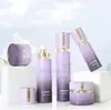 Conjunto de Cosméticos com Cor Degradê Frasco Emulsão Aquosa Base em Creme Essência Líquida Frasco Creme Facial Creme para os Olhos Materiais de Embalagem Produtos para Cuidados com a Pele