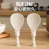 Cuchara para Arroz Antiadherente con Ventosa, Olla Arrocera Doméstica Resistente a Altas Temperaturas, Cuchara Vertical Antiadherente para Servir Arroz, Pala para Arroz