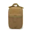 Bolsa Tática de Acessórios em Malha Respirável MOLLE Multifuncional Pequena Bolsa Tática Externa para Pendurar Bolsa de Armazenamento para Pendurar ao Ar Livre Ciclismo