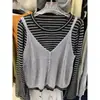 Ruoxin 2026 Otoño/Invierno Nuevo Conjunto de Dos Piezas: Top Sencillo de Cuello Redondo y Manga Larga Estilo Coreano con Camisola