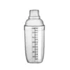 Set de Tazas Shaker con Escala para Bebidas Caseras, Shaker de Resina para Bar, Coctelera, Vaso Shaker Manual