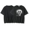 Camiseta vintage Biber del mismo estilo con estampado de Einstein, hermosa camiseta de manga corta lavada y desgastada de High Street para hombres y mujeres