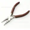 Pinzas para Alambre 5 pulgadas Pequeñas de Seis Secciones Pinzas para Joyería Multifuncionales Pinzas de Punta Redonda Herramienta de Alambre para Manualidades DIY Pinzas Paso Pinzas de Punta Redonda