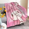 Manta de franela Coolomi con dibujos animados de Sanrio, transfronteriza, manta de aire acondicionado Four Seasons para la siesta en la oficina.