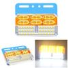Luz de suelo impermeable LED de 24 V para camión grande, luz lateral para remolque, luz lateral, luz de cintura, luz de marcha atrás, luz lateral súper brillante