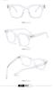 Gafas de Montura Cuadrada Ultraligeras Personalizables con Lentes Graduados, Alta Definición, Elegantes, Bloqueadoras de Luz Azul, Apariencia de Gama Alta y Lentes Sin Graduación