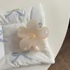 Estilo estrangeiro pequena flor flor alta textura aperto grampo de cabelo feminino volume de cabelo menos meio rabo de cavalo grampo de cabelo estilo socialite simples flor de ameixa grampo de cabelo acessórios de cabelo