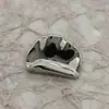 Botões de Metal Casuais com Borda Enrolada e Formato Especial, Tops de Terno, Suéteres de Tricô, Botões Costurados à Mão, Jaquetas Versáteis, Botões Semicirculares