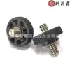 Tornillo de Acero Inoxidable de 1/4 de Pulgada con Cabeza Redonda, Rosca Recta, Apretado a Mano, Tornillo para Cardán, Tornillo con Cabeza de Goma, Perno Adaptador para Cámara