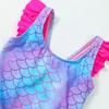 Traje de Baño Nuevo Transfronterizo para Niños Sirena Volante Infantil Una Pieza Traje de Baño para Aguas Termales