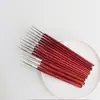 Venta al por mayor transfronteriza de Plumas de Dibujo Lineal para Mango de Secuoya Medianas, Grandes y Pequeñas, Plumas de Pintura de Colores, Pinceles de Dibujo Lineal Pequeños y Plumas para Uñas Suministro