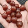 Cuentas antiguas de ágata roja frotada, cuentas sueltas de jade, calcedonia esmerilada, Passepartout, accesorios de joyería DIY, cuentas de jade hechas a mano