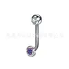 Jiangtitanium F136 Anel de Titânio para Órgãos Reprodutivos Venda Quente Transfronteiriça Piercing Corporal de Liga de Titânio G23 Anel de Umbigo