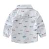 Ropa para niños una generación de camisa de manga larga con patrón para niños camisa para bebé de dibujos animados camisa para niños primavera y otoño