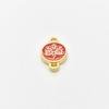 Colgante Chapado en Oro de los Cinco Dioses de la Riqueza con Diseño de Goteo de Aceite, Accesorios para Joyería DIY al por Mayor, Collar Nuevo de Estilo Chino