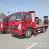 Fornecimento Direto da Fábrica de Caminhão de Transporte de Plataforma Baixa Shaan Automobile Xuan De X9 Placa Amarela Pequena Trailer de Plataforma Baixa para Escavadeira 120 Disponível Agora