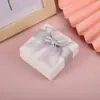 Caja de Joyería con Lazo, Caja de Empaque para Joyería, Caja para Anillos, Caja para Pendientes, Caja para Pulseras y Collares, Fábrica, Stock Listo, Joyería al por Mayor