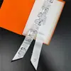 Bufandas de Seda Empacadas Individualmente al por Mayor, Tiras Largas de Dibujos Animados para Atar Bolsas y Cajas, Cintas Versátiles para Atar el Cabello, Pequeñas Cintas de Seda para Mujeres, Accesorios para el Cabello, Diademas