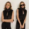Chaleco Corto de Algodón con Relleno Cálido y Cuello Alto a la Moda para Mujer Otoño Invierno Nuevo Holgado Pequeño Chaleco de Algodón Ropa de Abrigo