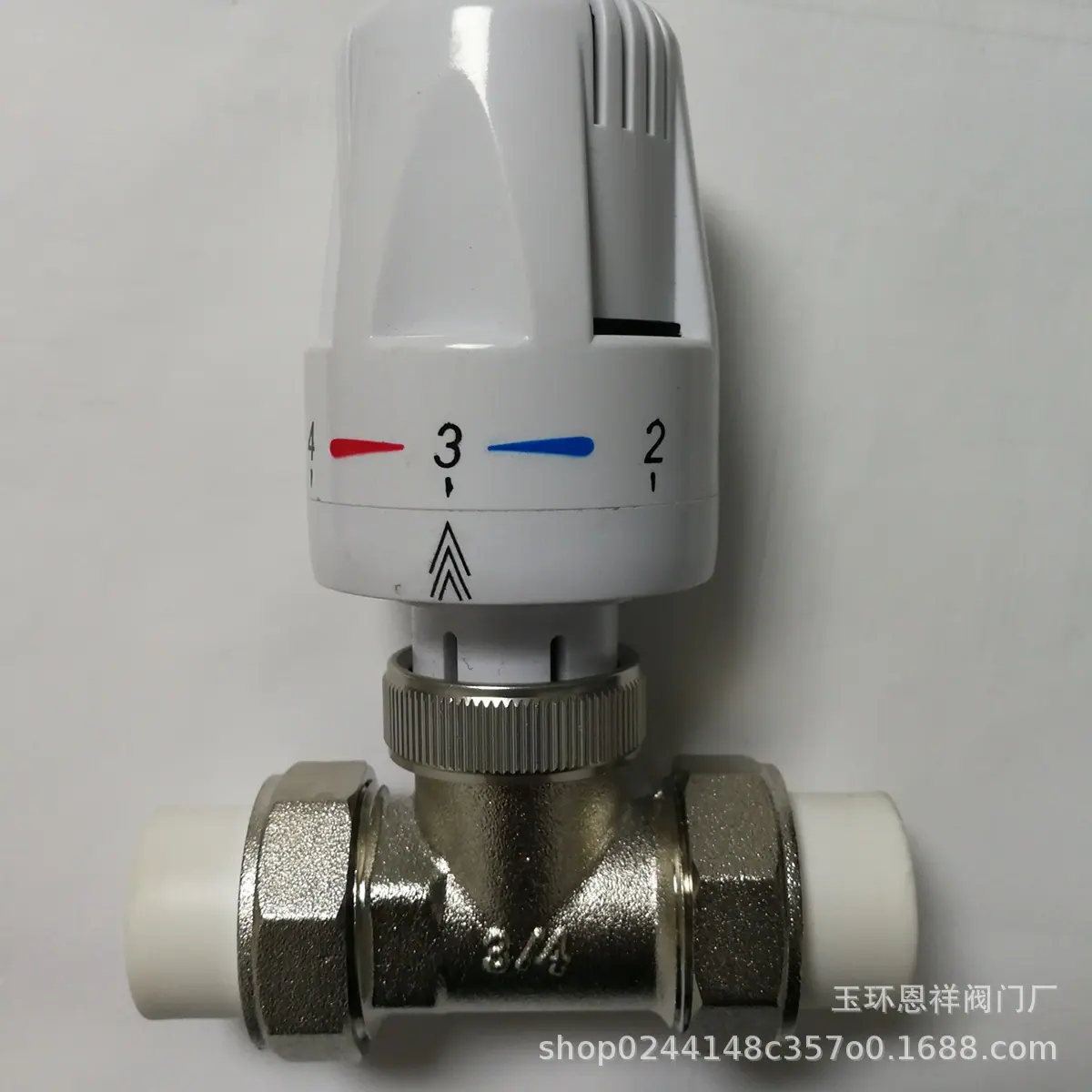 等径PPR 双头散热器恒温控制阀 自动温控阀 暖气