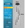 Lámpara de Araña Larga para Escalera Dúplex Vestíbulo Hueco Piso que Salta Minimalista Moderno Simple Recogiendo Vacío Villa loft Escalera Giratoria Luz