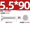 Tornillos Autorroscantes Avellanados Gb846 Acero Inoxidable 304 Cabeza Plana Phillips Tornillos para Madera Extendidos M2.9M3.5M4.2M5.5