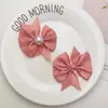 Amazon Cinta de costillas de golondrina Accesorios de lazo DIY Pasador Ropa Accesorios para el cabello de Navidad Hecho a mano