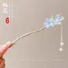Novo grampo de cabelo antigo estilo chinês com borla para mulheres, elegante e versátil, adequado para Hanfu, cheongsam e penteados presos