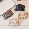 Presilha de Cabelo em Formato de Abóbora, Novo Acessório Simples para Cabelo, Presilha Grande Fosca para Cabelo Grosso, Garra de Cabelo para Parte de Trás da Cabeça
