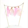 Ropa Morada Corona Princesa Pastel Horneado Decoración Decoración Muñeca Modelo Niña Morada Castillo Princesa Regalo de Cumpleaños
