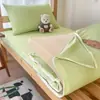 2026 Nuevo Estilo Algodón Lavado Gasa Arrugada Cubierta de Colchón para Dormitorio de Estudiantes Cubierta de Colchón