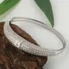 Distrito de Lu moda quente transfronteiriça fivela cobre banhado zircônia incrustada pulseira fabricantes atacado Joker joias simples