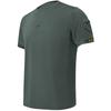 Camiseta de Secado Rápido para Hombre, Transpirable Coolmax Táctica de Manga Corta Resistente al Desgaste Cuello Redondo Exterior Entrenamiento Físico Elástica Deportiva Media Manga