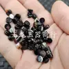 Contas de Ágata de Corte Reto, Contas Soltas de Jade, Contas Redondas de Ágata Café Preto, Contas Espaçadoras, Acessórios para Joias de Pulseira DIY