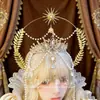 Lolita Halo Virgen Corona Tocados Preciosos Lolita Ángel Atrezzo Fotografía Tocados Vintage