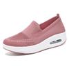 Zapatos Personalizados para Mujer, Nuevos Zapatos de Verano Transpirables para Mujer, Zapatos Mecedores Slip-On Transfronterizos Temu, Zapatos Casuales con Suela Gruesa y Amortiguación de Aire