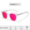 Óculos com Bloqueio de Luz Azul 99% com Lentes de PC Laranja, Revestimento Antirreflexo Ar, Hastes de Encaixe, Óculos Planos Transfronteiriços com Rebites, Armação Tr