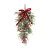 Decoraciones Navideñas Transfronterizas, Colgantes de Frutas Rojas y Piñas, Decoraciones para Ventanas de Navidad, Decoraciones que Mejoran la Atmósfera, Colgantes de Puerta de Árbol Invertido
